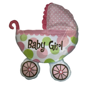 בלון עגלה להולדת הבת