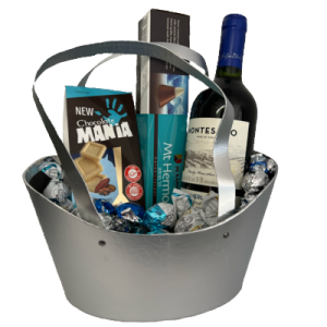 מארז תיק מפנק כסוף