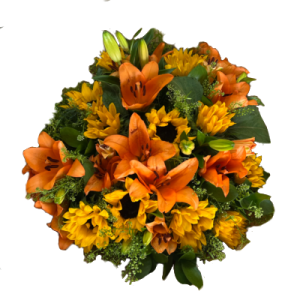 זר חמניות וליליות