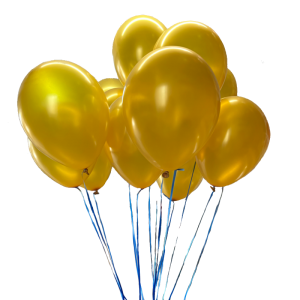 זר בלונים חלק במגוון צבעים