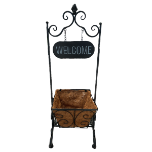 מעמד לעציץ WELCOME