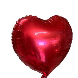 בלון לב חלק במגוון צבעים