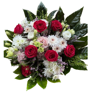 זר ורדים פינק