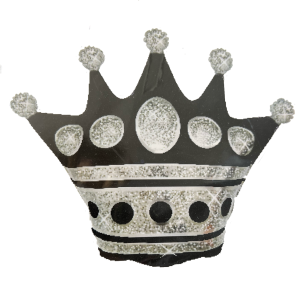 בלון כתר שחור