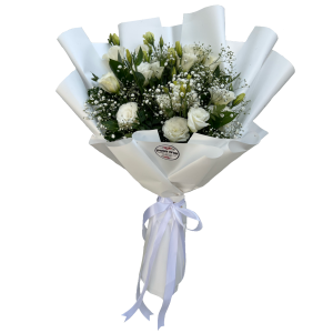 זר מדורג לבן