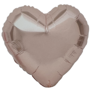 בלון לב רוז גולד
