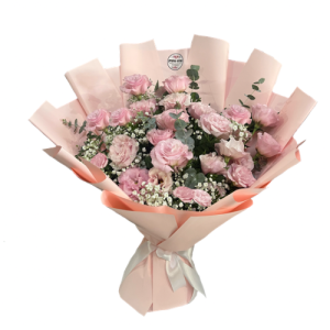 זר מדורג ליזי ורוד