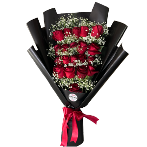 זר ורדים מדורג